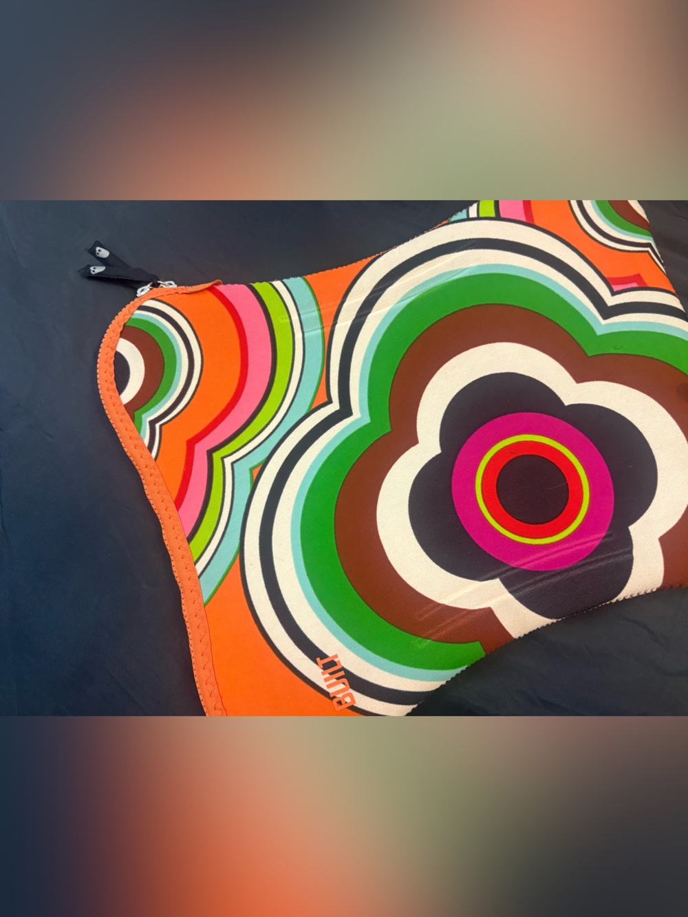 Built Laptop Floral 70s Style Sleeve